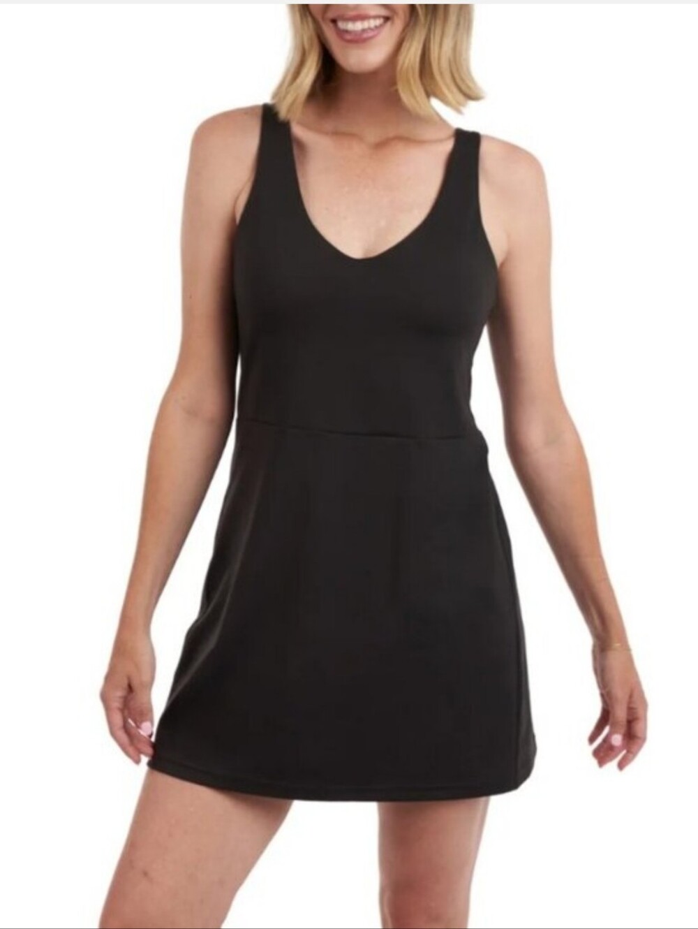 Women's Black Tennis Activity Dress - Elle Sports -  L